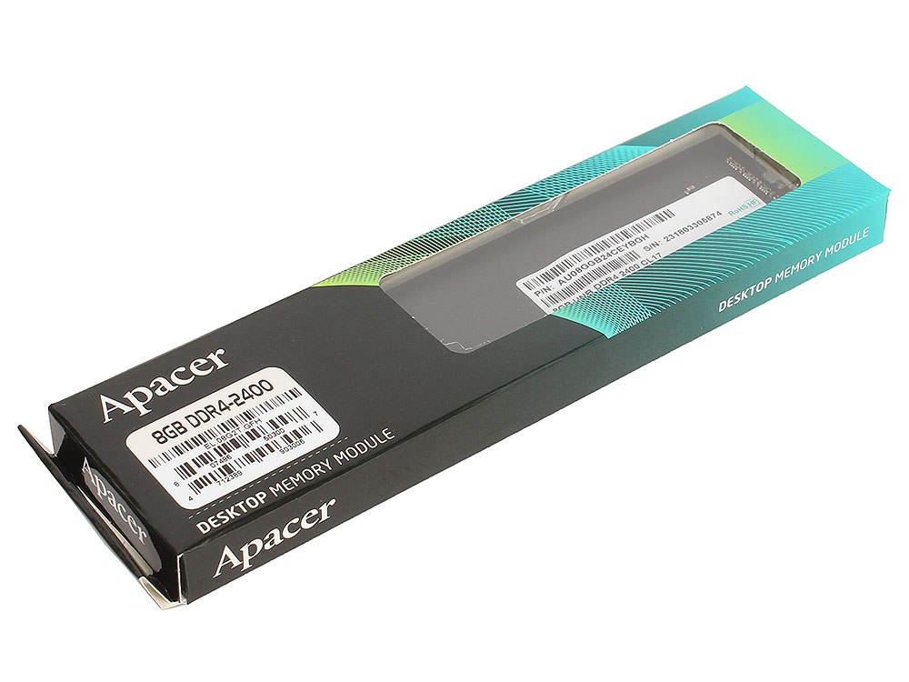 Apacer DDR4 8GB 2666MHz DDR4 Non-ECC CL19 DIMM SR x8 PC21300
