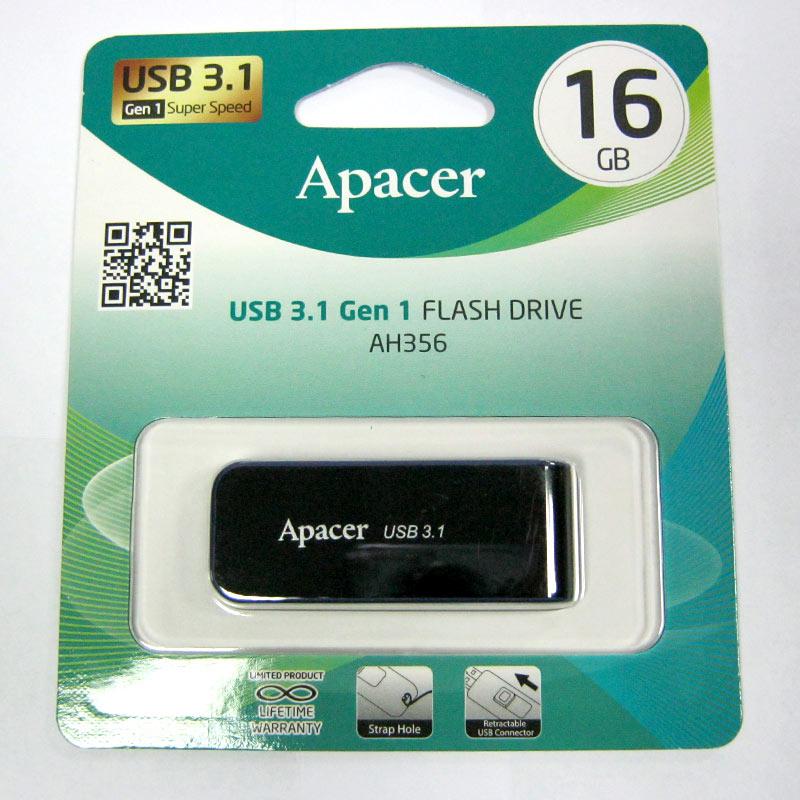 דיסק נייד Apacer AH356 USB 3.1 Gen 1 Flash Drive 16GB