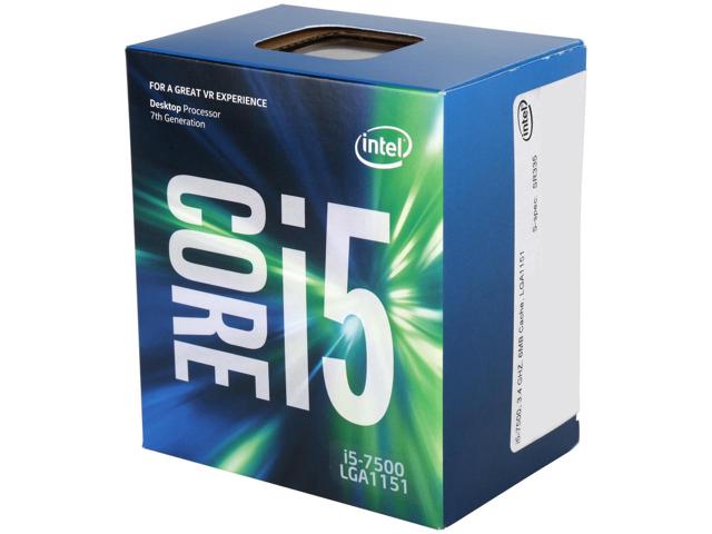 Intel Core Core i5-7500 4 X 3.4GHz 6MB 2133/2400MHz LGA 1151 Box