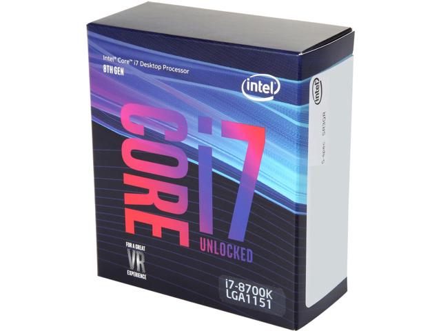 Intel Core Core i7-8700K 6 X 3.7GHz 12MB 2666MHz LGA 1151 Box