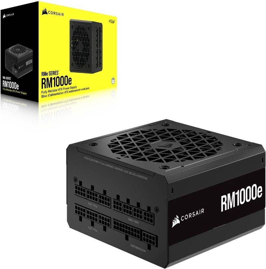 ספק Corsair PSU 1000W RM1000E FULLY MODULAR LOW-NOISE 80+ GOLD , 2X PCI-E A.PFC