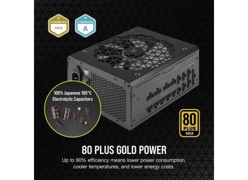 ספק Corsair PSU 1200W RM1200X FULLY MODULAR LOW-NOISE 80+ GOLD , 2X PCI-E A.PFC