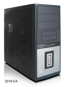 Codegen 3319-CA 500W + 24pin, 80mm Fan, USB2.0+ AUDIO SILVER/BLACK