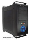 Codegen 6099-C9 BLACK 500W + 24pin Screw less Slots, 2 Led Light, 80mm BLUE Fan, USB2.0+ AUDIO SILVER/BLACK