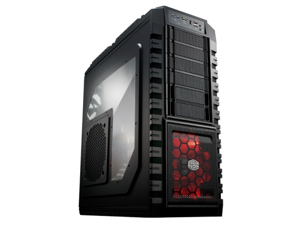 CoolerMaster HAF X ,Tool-free,140mm Fan,+ 3G DUST FILTER USB3.0, Audio