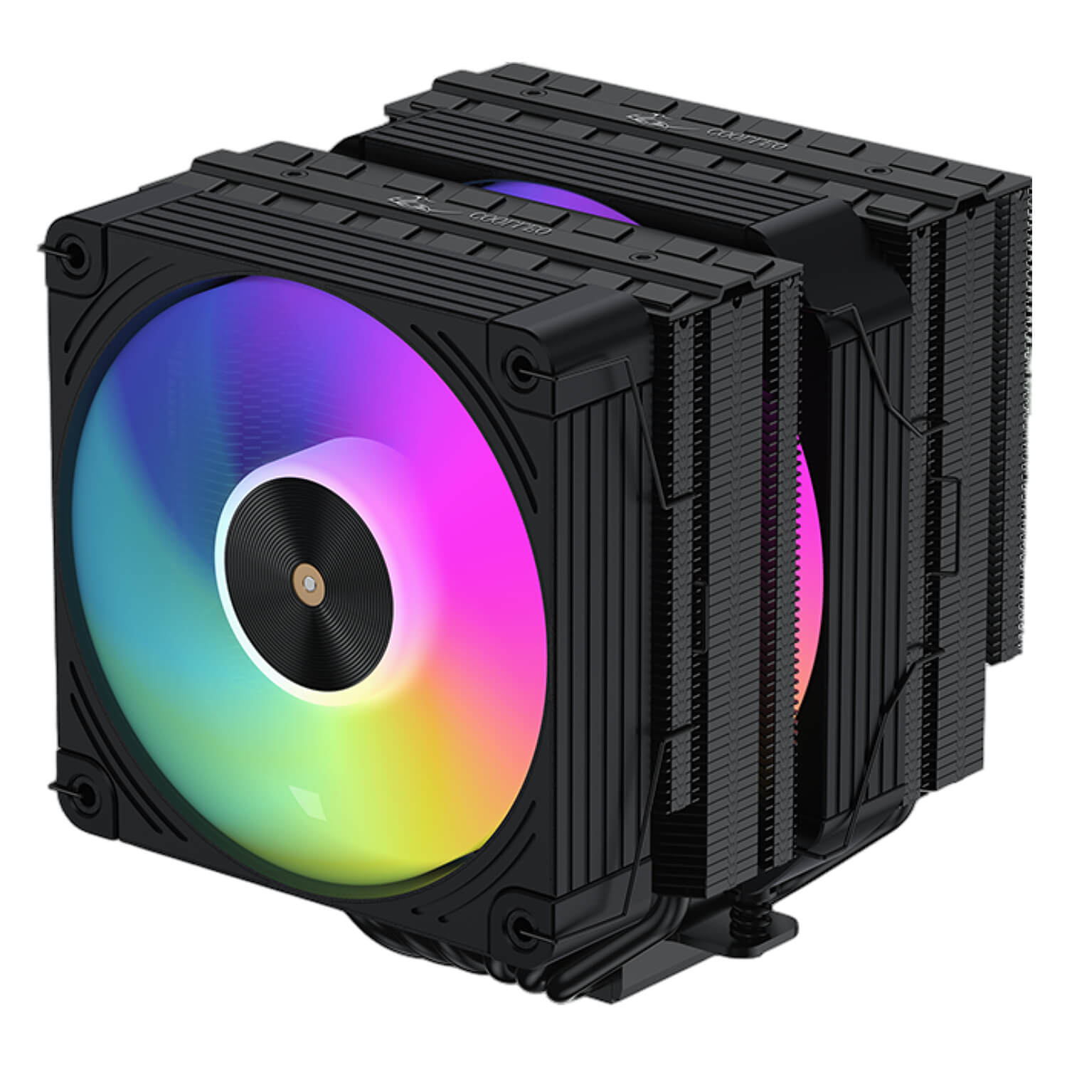 מאוורר למעבד Coolleo Etian P60T Symphony V2 ARGB Black CPU Cooler
