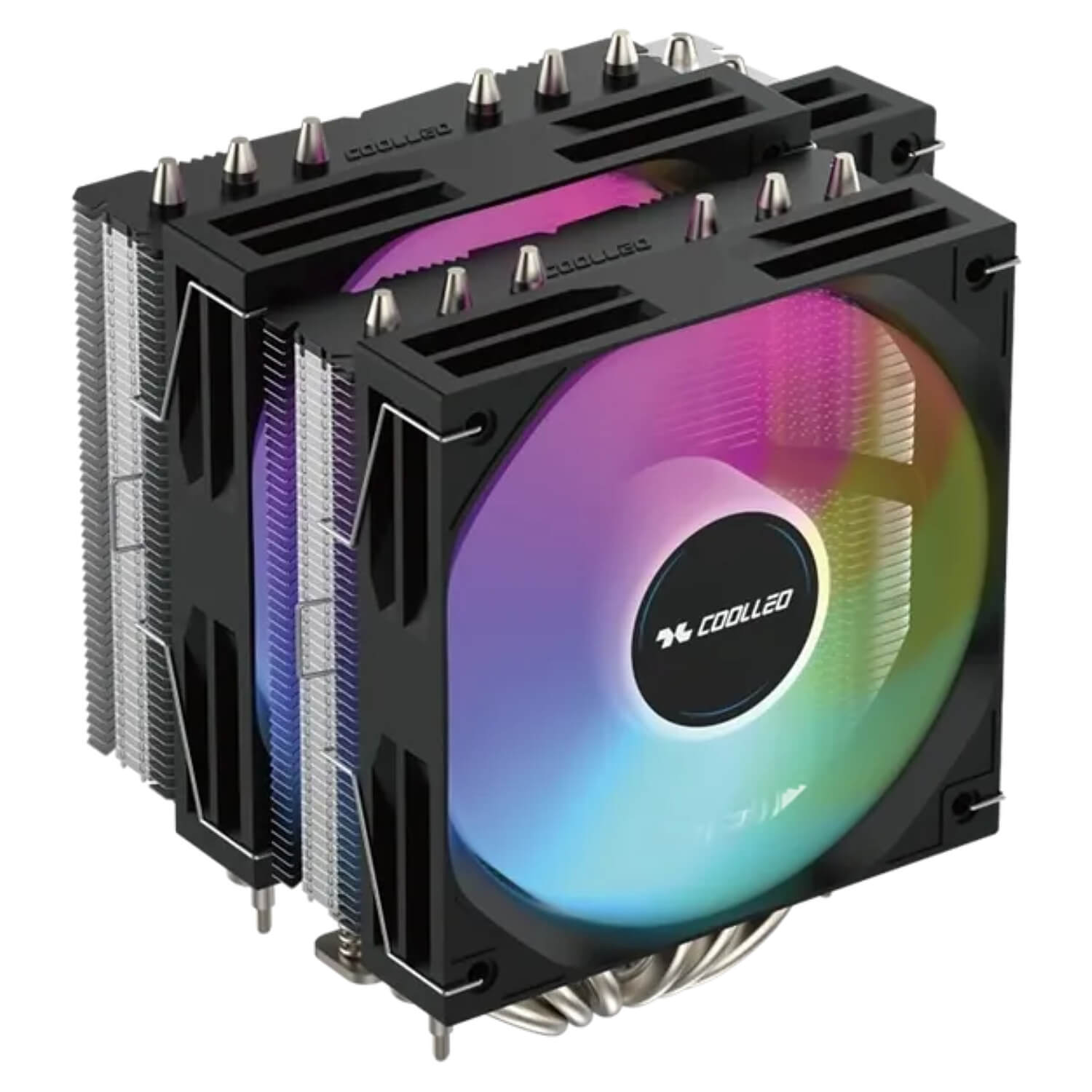 מאוורר למעבד Coolleo Etian A60 ARGB BLACK