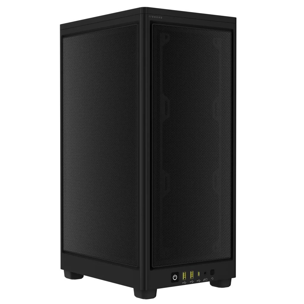Corsair Corsair-2000D AIRFLOW MINI Black ,Tool-free, no PSU, 3X 120mm FAN , USB3.0, Audio & speaker