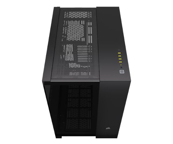Corsair 6500X Black Tempered Glass BLACK ,Tool-free, no PSU, No FAN , 4USB3.0 +USB Type-C, Audio & speaker