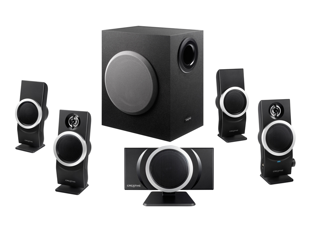 רמקולים Creative Inspire T6100 5.1 76W BLACK