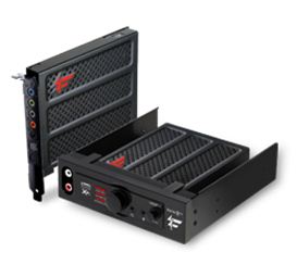 ‏כרטיס קול‎ CREATIVE Sound Blaster X-Fi TITANIUM FATAL1TY‎® champion edition 7.1 (PCI-E)‎
