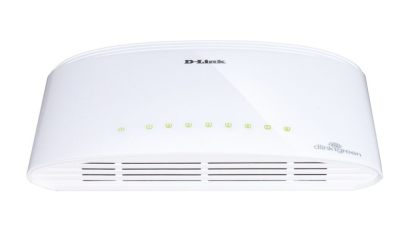 D-Link DGS-1008D 8 Port Gigabit unmanaged, desktop, plastic case (white