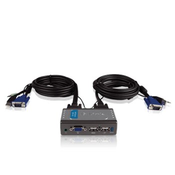 קופסת מיתוג ל-2 מחשבים עם חיבור KVM DLINK DKVM-221 2PORT USB