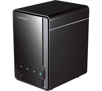 שרת אחסון DLINK DNS-320L NAS 2xHDD's 3.5" SATA, RAID 0/1, Gi