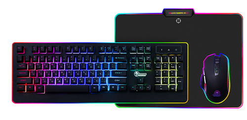סט DRAGON GAMING GEAR PRO GAMING COMBO PACK Keyboard + Gaming Mouse +PAD, USB