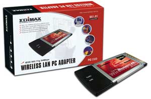 EDIMAX EW7108PCG Wireless Network PCMCIA Adapter