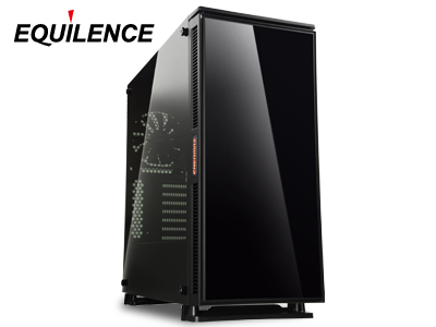 ENERMAX Black ECA3510 EQUILENCE NO PSU,Tool-free, 2X120mm +140mm Fan,+ DUST FILTER USB3.0, Audio & speaker