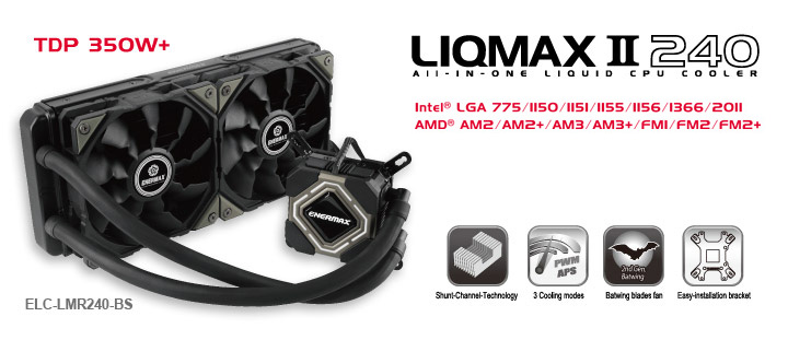 קירור נוזלי למעבד ENERMAX Liqmax II 240