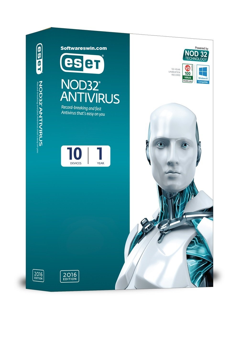אנטי וירוס ESET ANTIVIRUS NOD 32 VER 10.0 year license