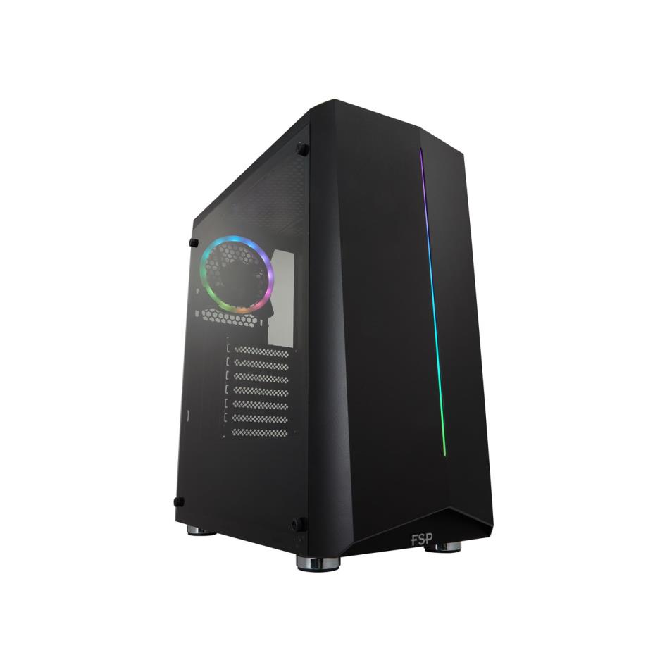 FSP CMT151 , Ventilation tube , 120mm RGB Fan, 2XUSB2.0+USB3.0 BLACK