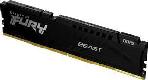 Kingston 16GB 5600MHz DDR5 CL40 DIMM 1Rx8 FURY® Beast Black
