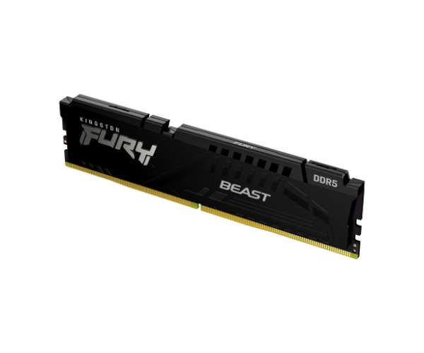 Kingston 64GB 6000MHz DDR5 CL40 DIMM 1Rx8 FURY® Beast RGB Black