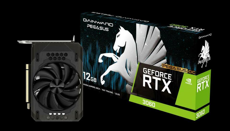 GAINWARD nVIDIA Geforce RTX 3060 Pegasus OC 12GB DDR6+ TV OUT- HDTV-out / Dual DVI-I/ , PCI-E