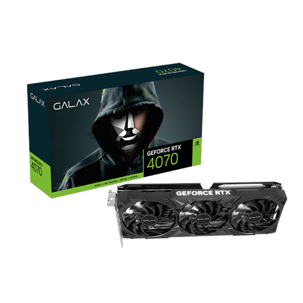GALAX nVIDIA Geforce 4070 12GB GDDR6X 1-Click OC Triple Fan 3DP+HDMI