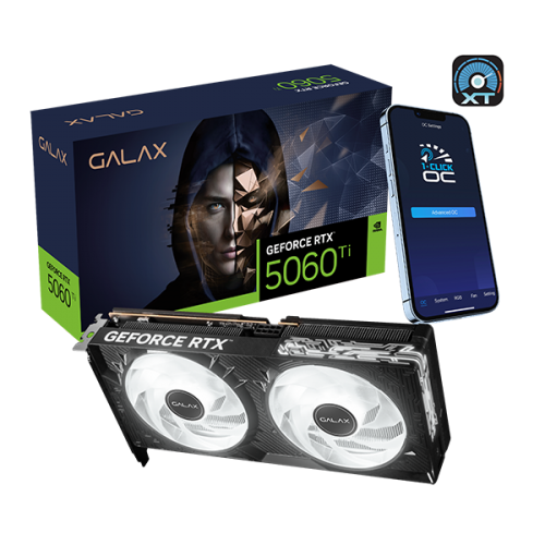 GALAX nVIDIA Geforce 5060 TI 1-Click OC 8GB GDDR7 Dual Fan 3DP+HDMI