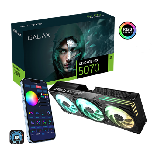 GALAX nVIDIA Geforce RTX 5070 12GB GDDR7 EX Gamer 1-Click OC Tripel Fan 3DP+HDMI