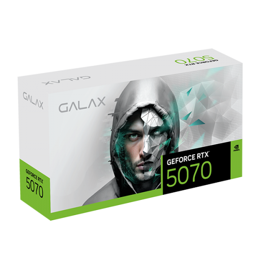 GALAX nVIDIA Geforce RTX 5070 12GB GDDR7 EX Gamer 1-Click OC White Tripel Fan 3DP+HDMI