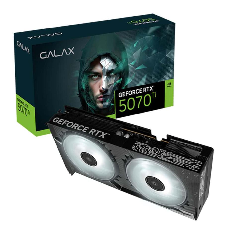 GALAX nVIDIA Geforce RTX 5070TI 16GB GDDR7 1-Click OC Dual Fan 3DP+HDMI