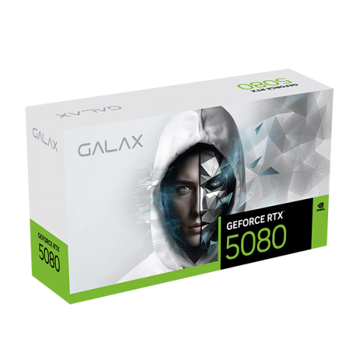 GALAX B37S GeForce RTX 5080 1-Click OC White Triple Fan 16GB GDDR7 3DP+HDMI