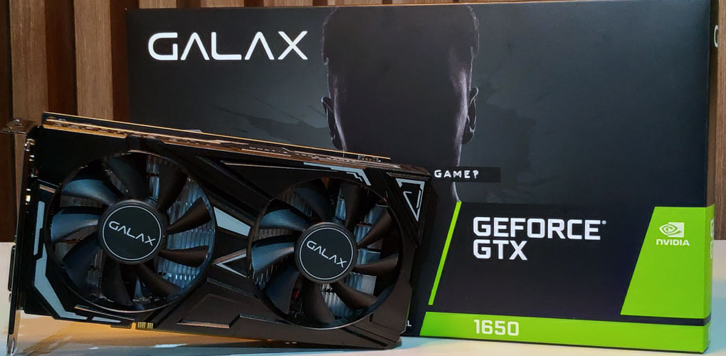 GALAX nVIDIA Geforce GTX GTX 1650 EX (1-Click OC) 4GB + HDMI +DP / DVI / , PCI-E