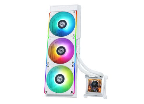 קירור למעבד Lian-Li HydroShift LCD 360R Water Cooler White