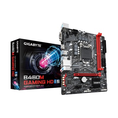 GIGABYTE B460M GAMING HD ,4DualDDR4 2133/2400/2666 ,8CH ,1GB ,HDMI S1200
