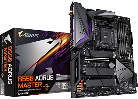 GIGABYTE B550 Aorus Master , AM4,PCI-E, DualDDR4 2133/2400/2667/2933/3200 +LAN1000 HDMI