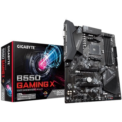 GIGABYTE B550 GAMING X , AM4,PCI-E, DualDDR4 2133/2400/2667/2933/3200 +LAN1000 HDMI
