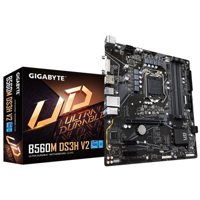 GIGABYTE B560M DS3H ,2DualDDR4 2133/2400/2666/2933/3000/3200 ,8CH ,1GB ,HDMI S1200