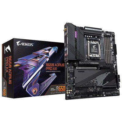 GIGABYTE B650 AORUS PRO AX DDR5 , AM5 ,PCI-E, DualDDR5 5200 +LAN2500 HDMI