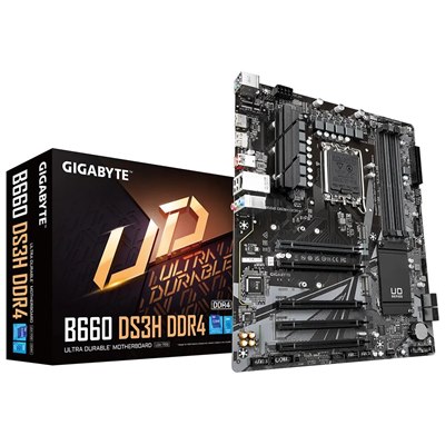 GIGABYTE B660 DS3H ,4DualDDR4 2133/2400/2666/2933/3000/3200 ,8CH ,1GB ,HDMI S1700