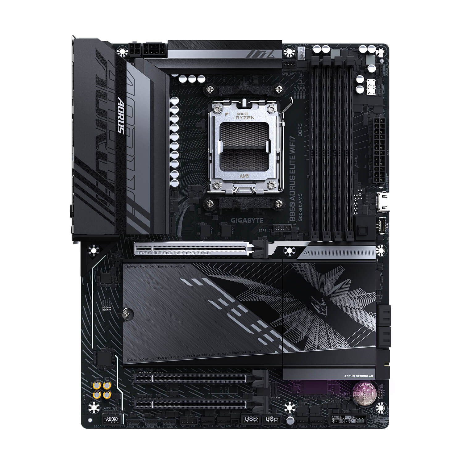 GIGABYTE B850 AORUS ELITE WIFI7 DDR5 , AM5 ,PCI-E, DualDDR5 5200 +LAN2500 HDMI