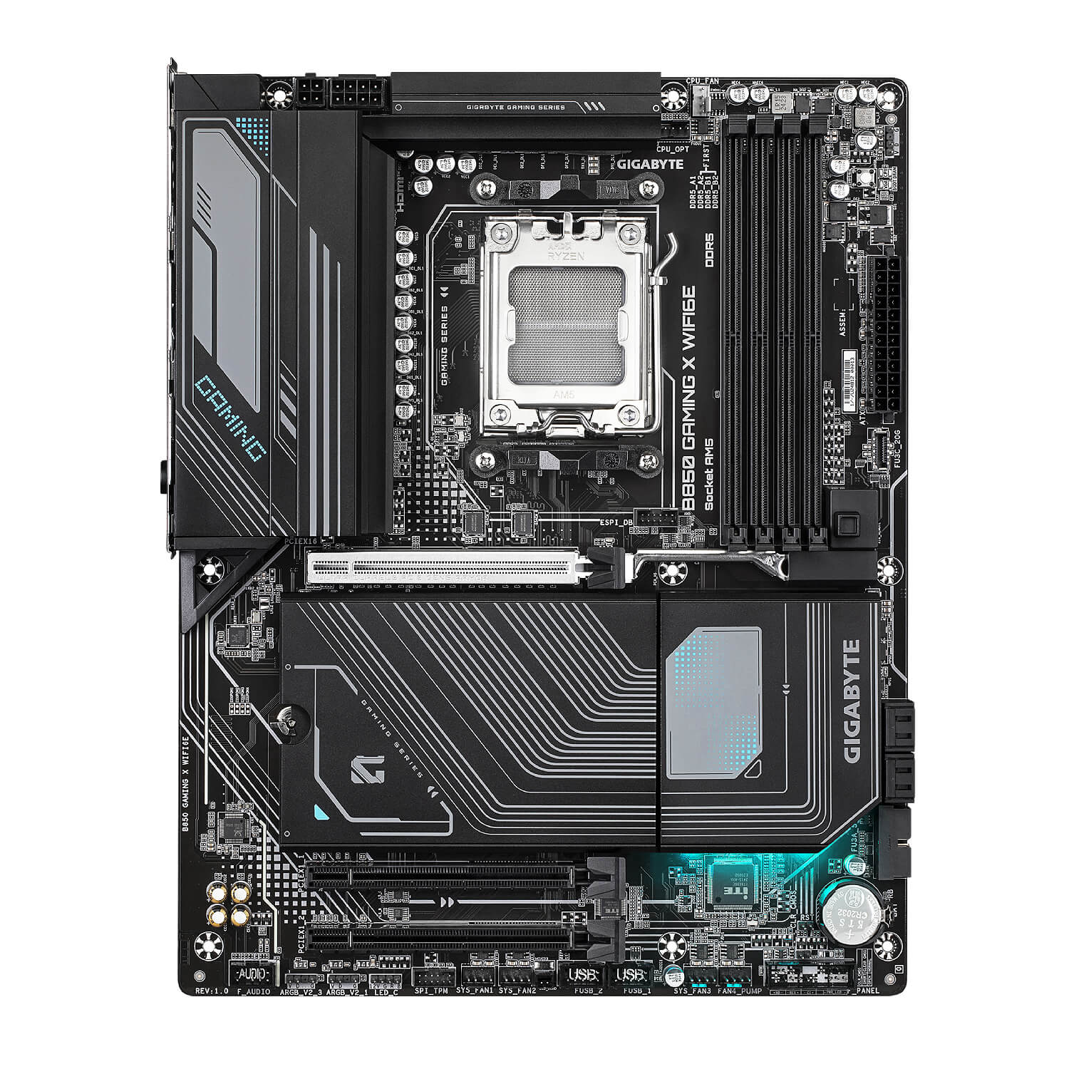 GIGABYTE B850 GAMING X WIFI6E DDR5 , AM5 ,PCI-E, DualDDR5 5200 +LAN2500 HDMI