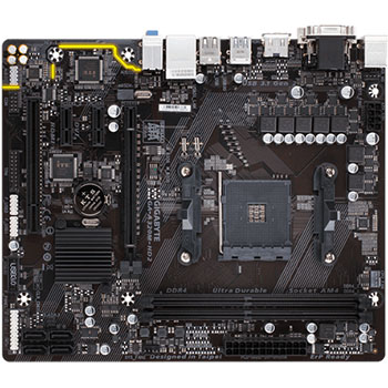 GIGABYTE GA-A320M-HD2 , AM4,PCI-E, DualDDR4 2133/2400 +LAN1000 HDMI
