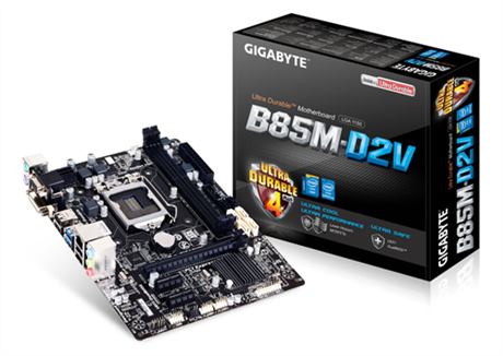 GIGABYTE GA-B85M-D2V ,DualDDR3 1333/1600,8CH ,1GB