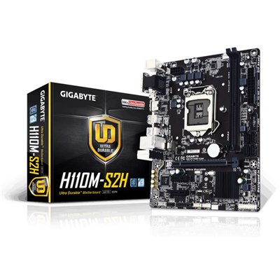 GIGABYTE GA-H110M-S2H ,DualDDR4 2133,8CH ,1GB ,S1151 ,DVI ,HDMI