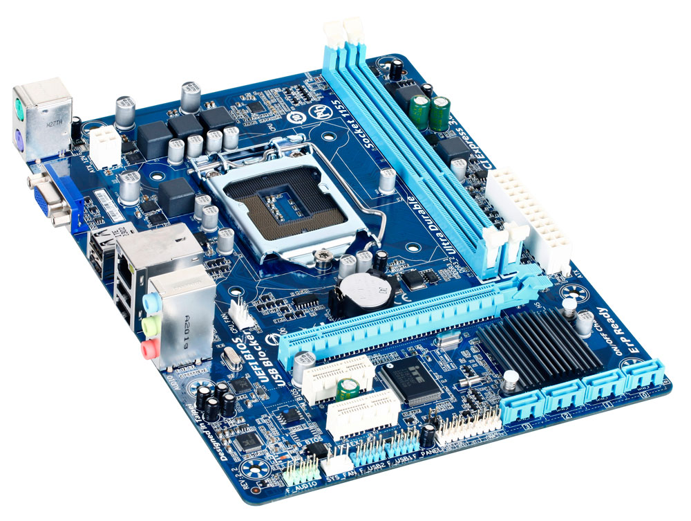 GIGABYTE GA-H61M-S1 ,DualDDR3 1333/1600,8CH ,1GB