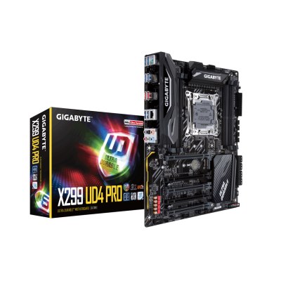 GIGABYTE X299 UD4 PRO LGA2066 ,X299 Lan1000/DDR4 2400 / 2666 ,USB3,SATA3