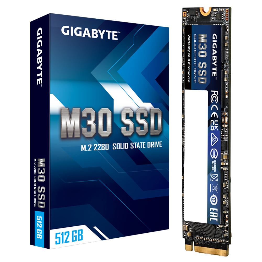 דיסק קשיח GIGABYTE® SSD 512GB M30 M.2 PCIe NVMe