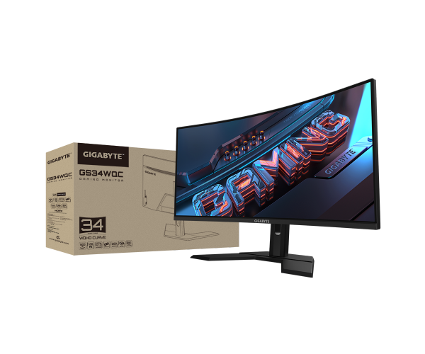 GS34WQC Gaming Monitor "34 LED 1MS 1:80000000 135Hz